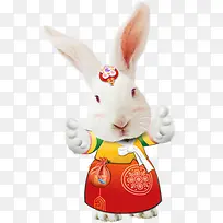 手绘兔子创意展架-空若网 手绘兔子创意展架-空若网