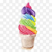 彩色冰淇淋-空若网 彩色冰淇淋-空若网