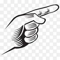 矢量手绘手指-空若网 矢量手绘手指-空若网