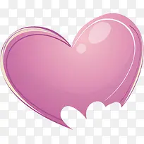 紫色唯美设计爱心-空若网 紫色唯美设计爱心-空若网