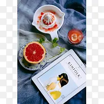 鲜榨山竹西柚汁摄影-空若网 鲜榨山竹西柚汁摄影-空若网