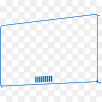 蓝色卡通手绘电商装饰-空若网 蓝色卡通手绘电商装饰-空若网