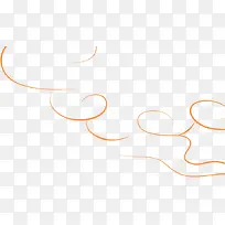 橙色弧形线条-空若网 橙色弧形线条-空若网