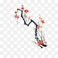 花-梅花水彩梅花-空若网 花-梅花水彩梅花-空若网