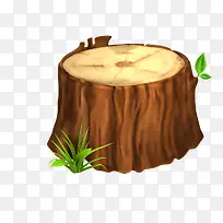 卡通手绘木桩-空若网 卡通手绘木桩-空若网