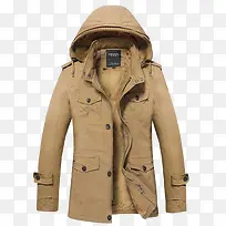 高清摄影咖啡色男装棉衣-空若网 高清摄影咖啡色男装棉衣-空若网