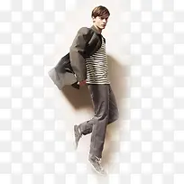 灰色时尚男装海报-空若网 灰色时尚男装海报-空若网