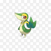 绿色动物可爱精灵-空若网 绿色动物可爱精灵-空若网