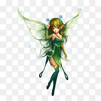 绿色翅膀精灵-空若网 绿色翅膀精灵-空若网