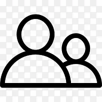 两个用户图标-空若网 两个用户图标-空若网