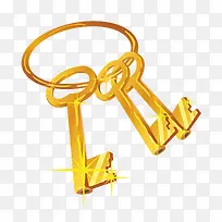 金钥匙矢量素材-空若网 金钥匙矢量素材-空若网