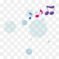 乐符色点装饰-空若网 乐符色点装饰-空若网