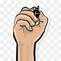 手绘手部-空若网 手绘手部-空若网