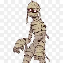 白色卡通木乃伊-空若网 白色卡通木乃伊-空若网