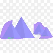 卡通手绘山-空若网 卡通手绘山-空若网