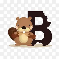 卡通字母B-空若网 卡通字母B-空若网