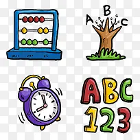 儿童卡通字母数字-空若网 儿童卡通字母数字-空若网