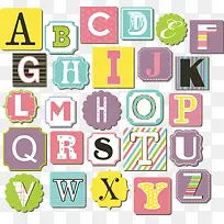 数字字母 卡通字母-空若网 数字字母 卡通字母-空若网