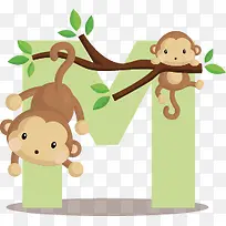 卡通字母M-空若网 卡通字母M-空若网