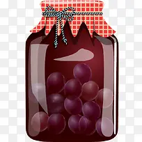 矢量紫色水果罐头-空若网 矢量紫色水果罐头-空若网