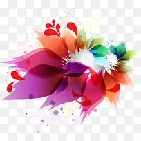 高清摄影手绘多彩花-空若网 高清摄影手绘多彩花-空若网