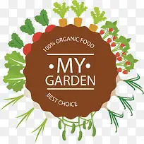 矢量手绘种植蔬菜-空若网 矢量手绘种植蔬菜-空若网