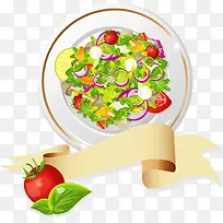 蔬菜沙拉矢量图-空若网 蔬菜沙拉矢量图-空若网