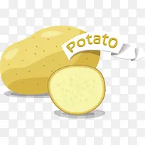 土豆蔬菜矢量素材-空若网 土豆蔬菜矢量素材-空若网