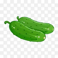 手绘黄瓜-空若网 手绘黄瓜-空若网