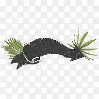 卡通绿草装饰边框-空若网 卡通绿草装饰边框-空若网