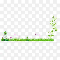 绿草边框-空若网 绿草边框-空若网