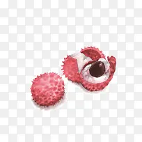 水果 荔枝 彩绘-空若网 水果 荔枝 彩绘-空若网