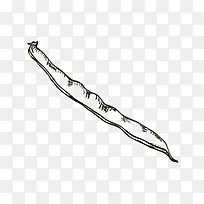 手绘豆角-空若网 手绘豆角-空若网