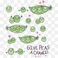 手绘豌豆-空若网 手绘豌豆-空若网