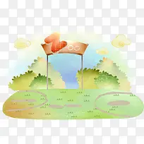 �ֻ涯��԰��ڲ廭-������