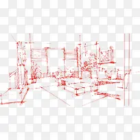 客厅手绘-空若网 客厅手绘-空若网
