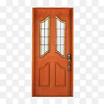 橘黄色玻璃装饰的门-空若网 橘黄色玻璃装饰的门-空若网