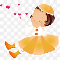 可爱害羞小女孩-空若网 可爱害羞小女孩-空若网