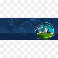 科技背景banner设计-空若网 科技背景banner设计-空若网