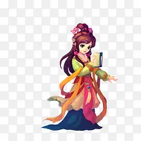 动画立绘古代人物造型免抠-空若网 动画立绘古代人物造型免抠-空若网