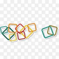 矢量彩色方块-空若网 矢量彩色方块-空若网