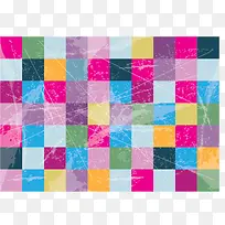 矢量手绘彩色方块-空若网 矢量手绘彩色方块-空若网