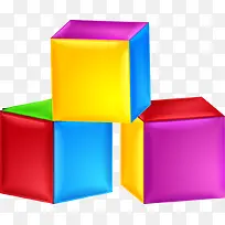 卡通彩色方块-空若网 卡通彩色方块-空若网