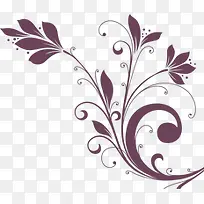 时尚花卉花纹装饰元素-空若网 时尚花卉花纹装饰元素-空若网