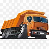 卡通卡车素材-空若网 卡通卡车素材-空若网