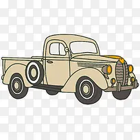 矢量卡通小卡车-空若网 矢量卡通小卡车-空若网