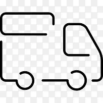 物流车超薄车图标-空若网 物流车超薄车图标-空若网