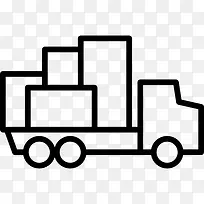 送货车向右图标-空若网 送货车向右图标-空若网