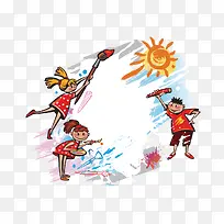 矢量水彩画-空若网 矢量水彩画-空若网