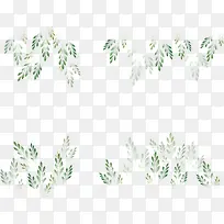 手绘柳叶插画素材-空若网 手绘柳叶插画素材-空若网